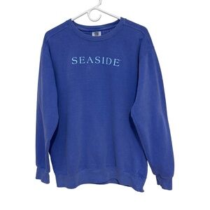 Comfort Colors “SEASIDE” Logo Crewneck Sweatshirt Medium